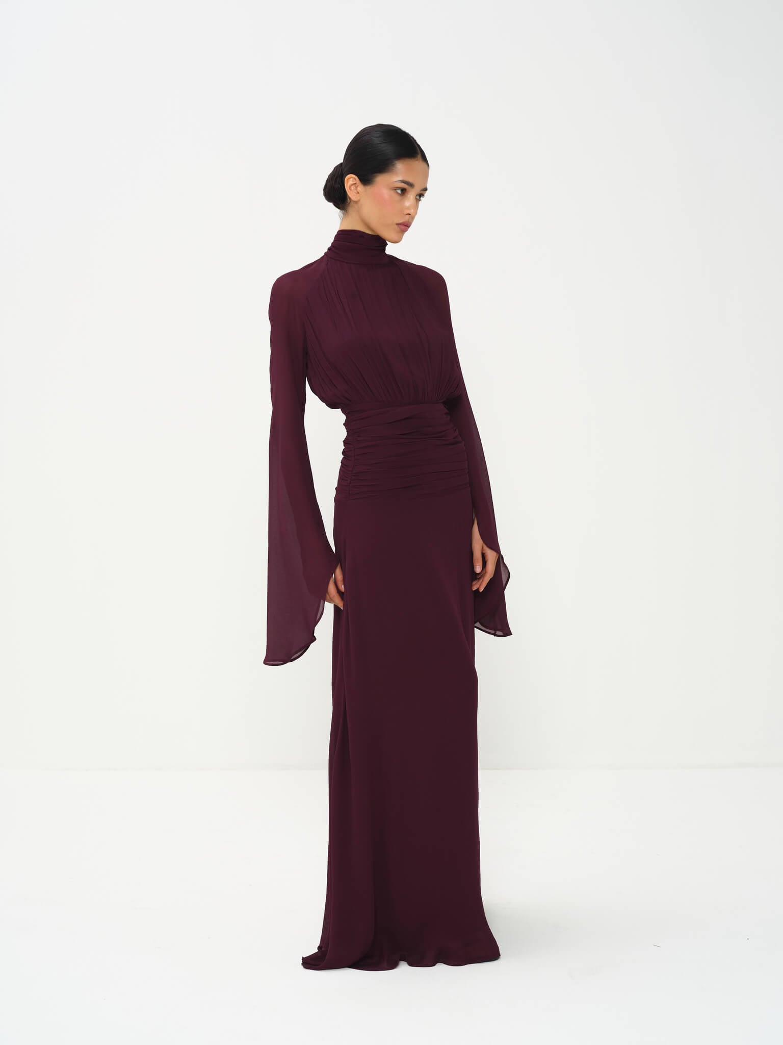 Nocturne Wine Dress