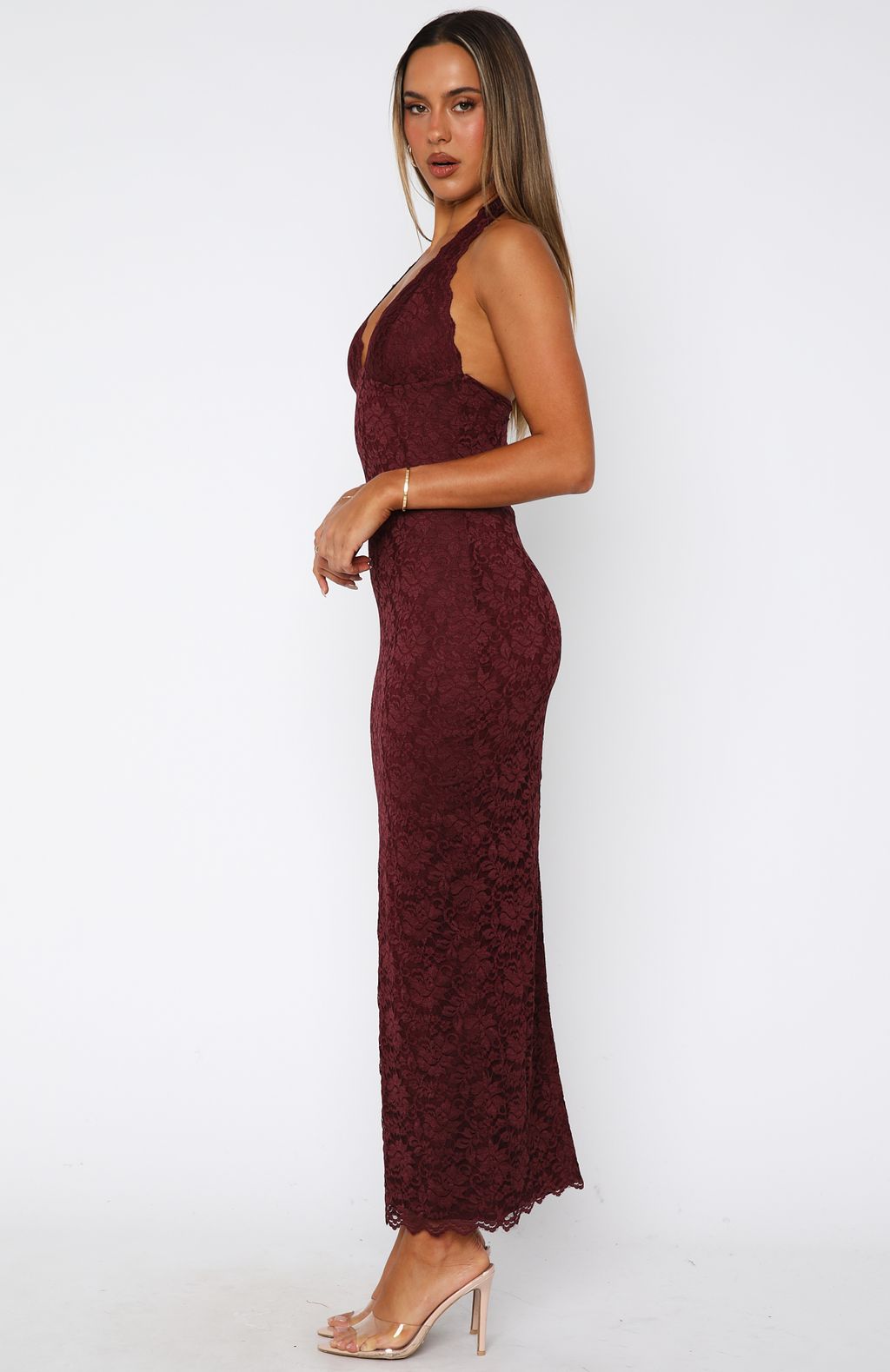 Burgundy Muse Dress