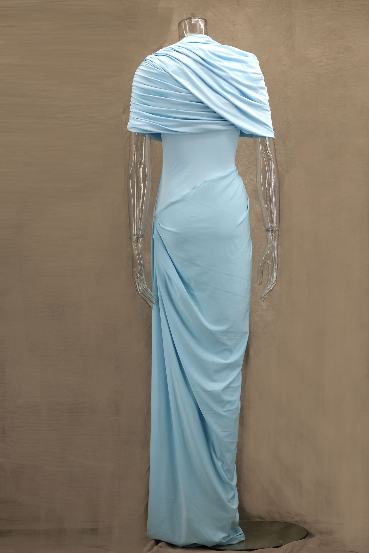 Velour Sky Evening Gown