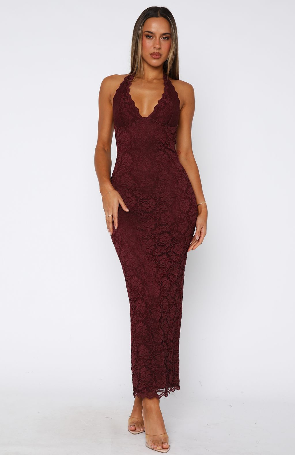 Burgundy Muse Dress