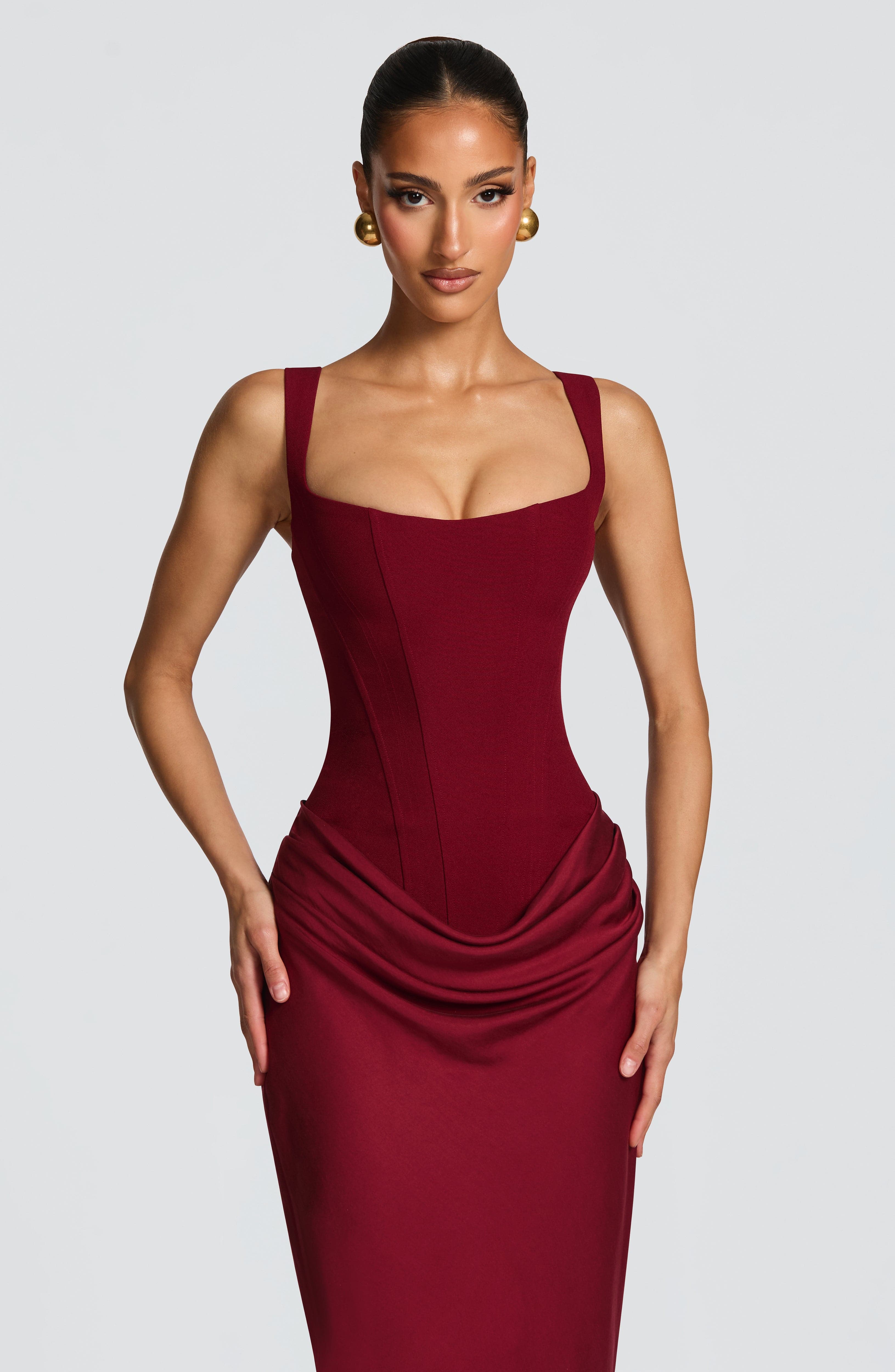 Crimson Aura Gown