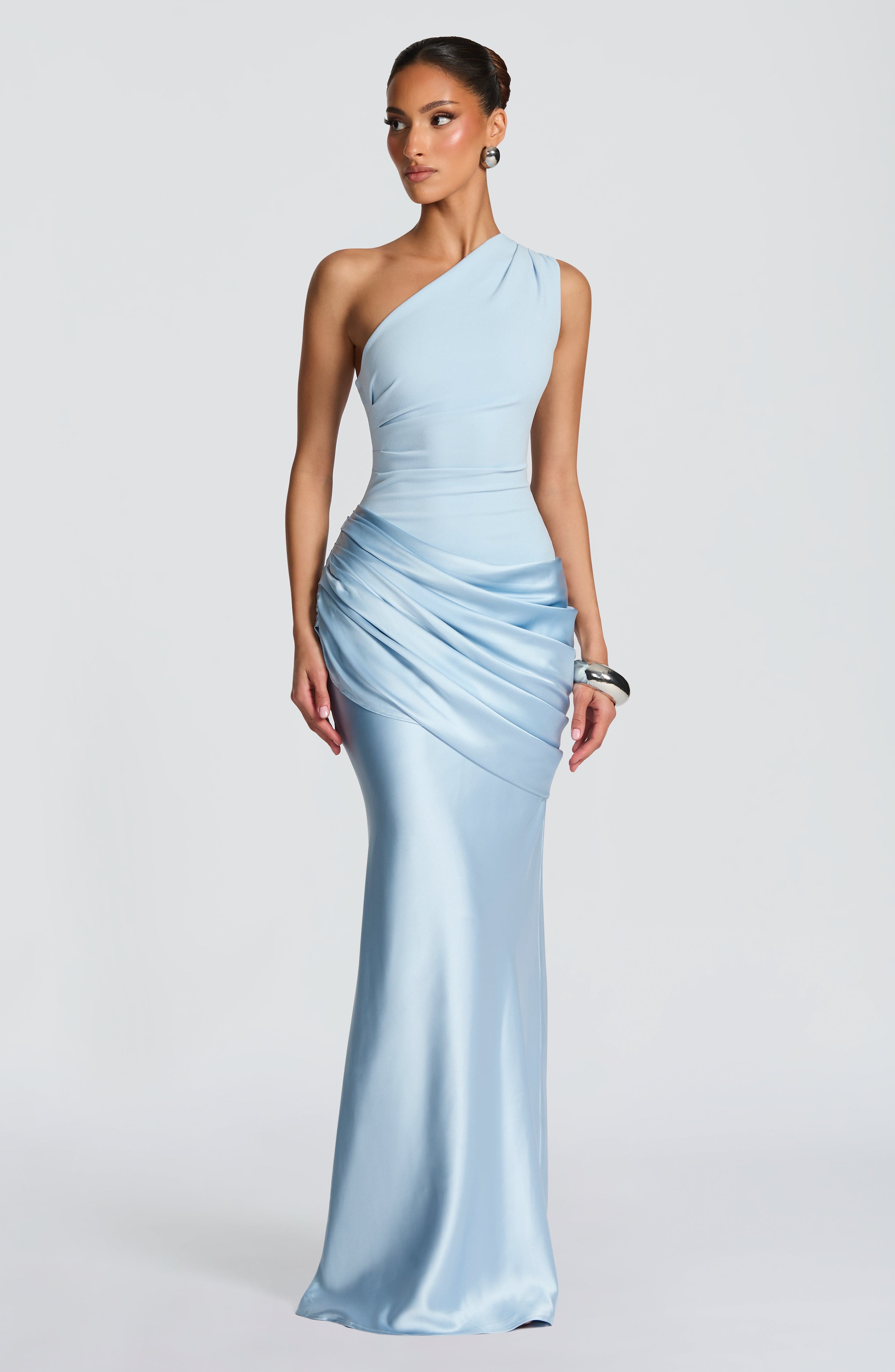 Elara Satin Gown