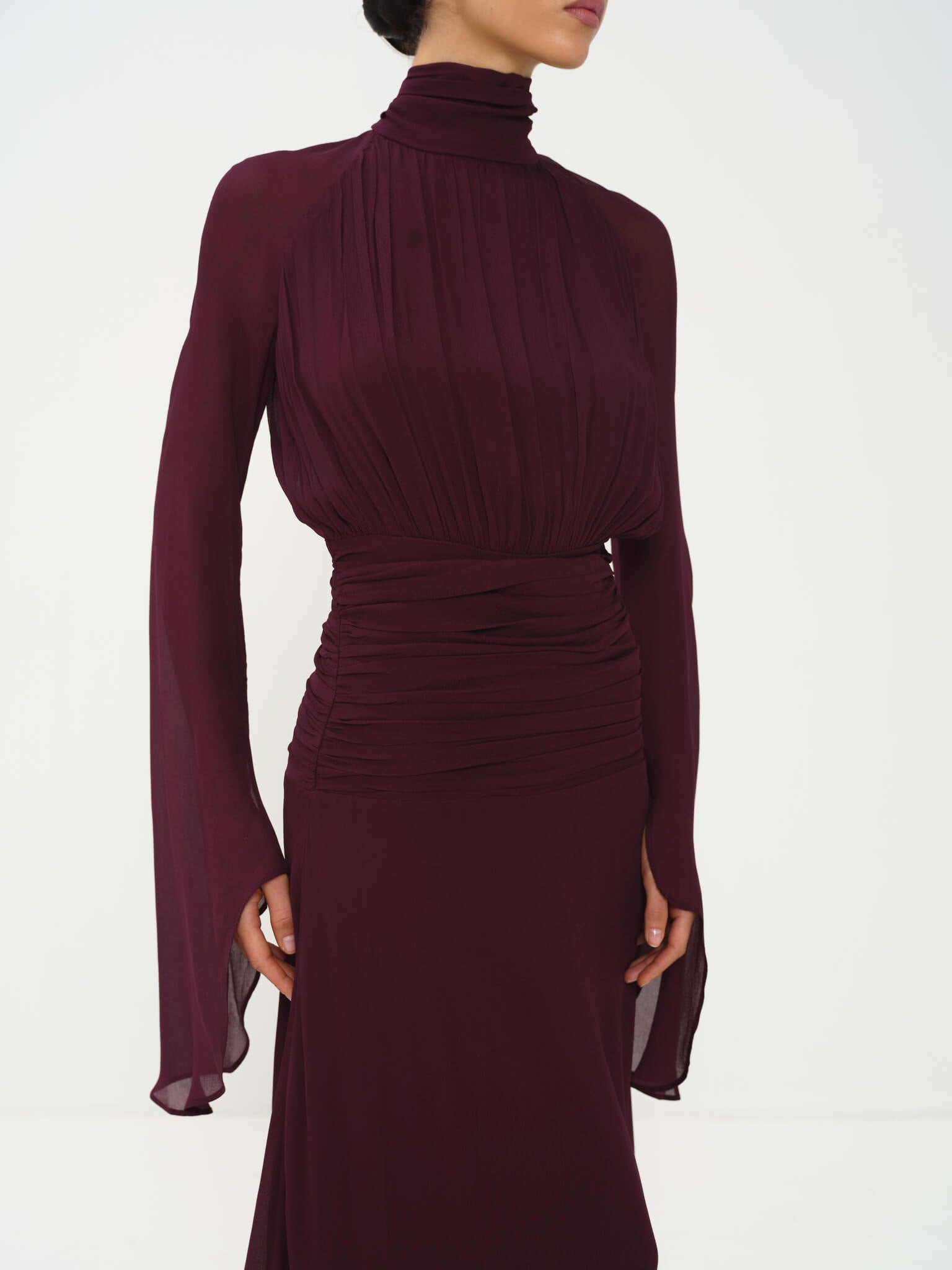 Nocturne Wine Dress