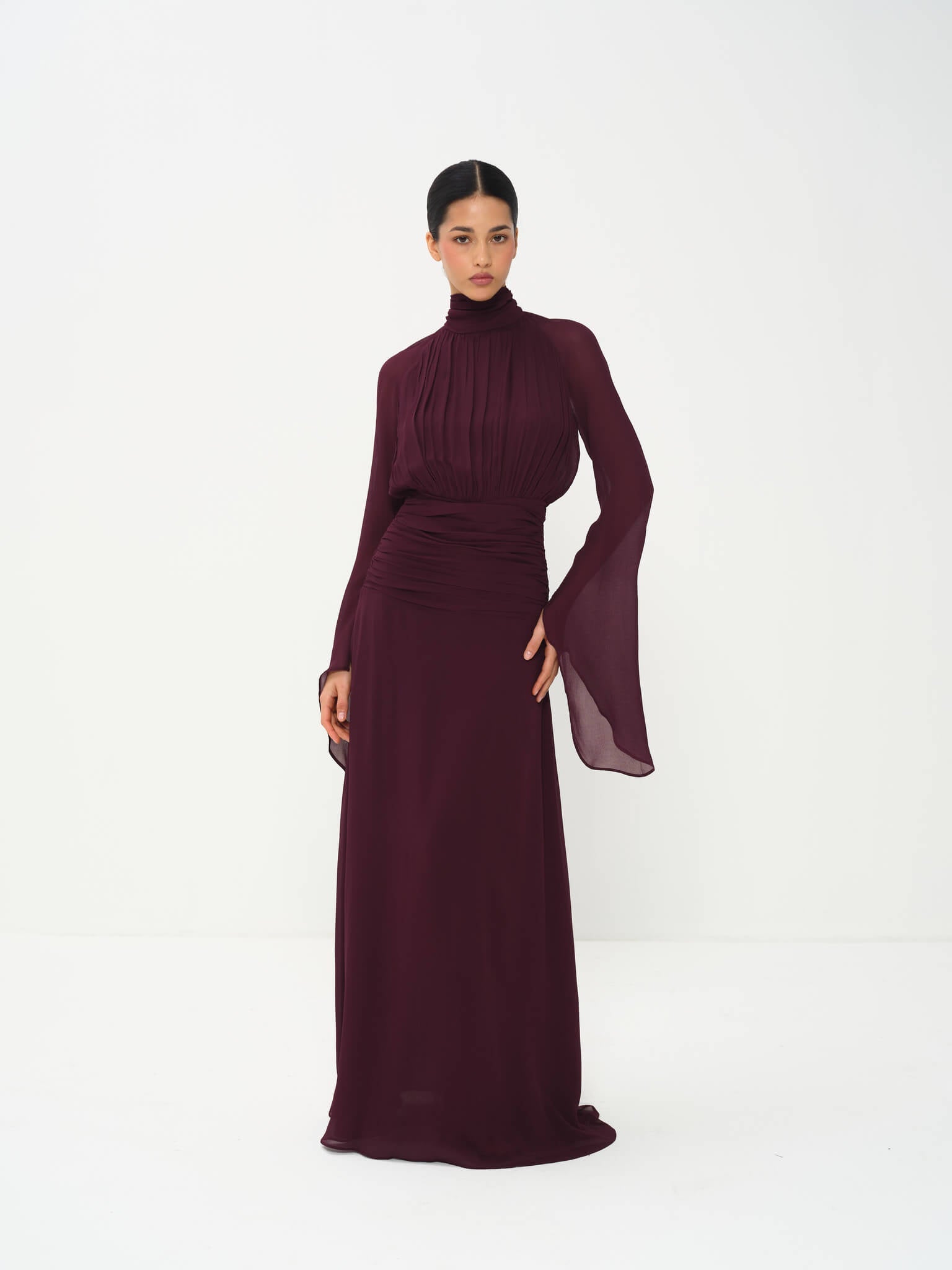 Nocturne Wine Dress