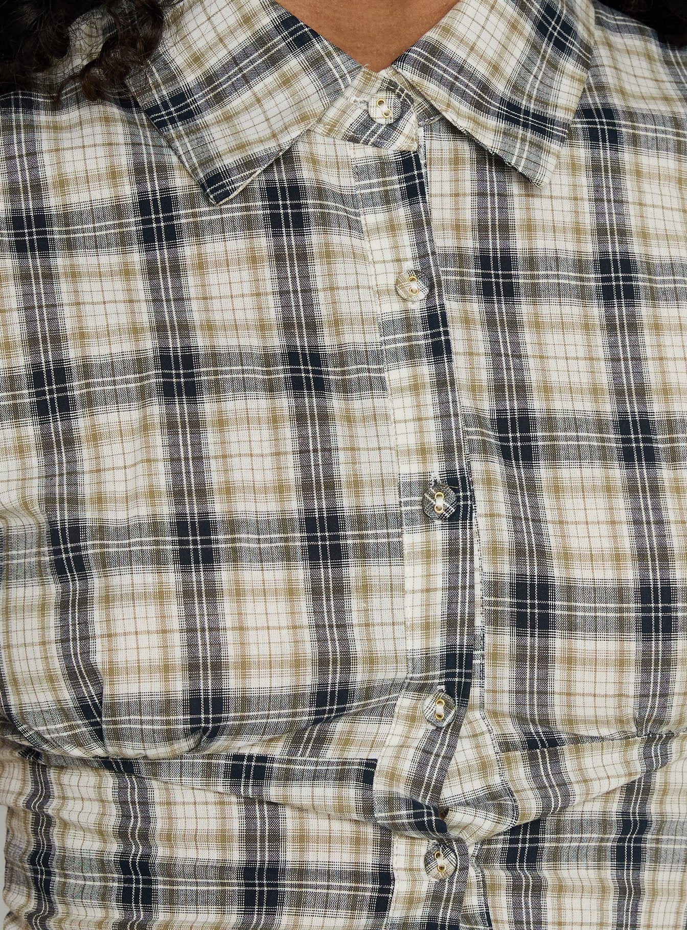 Daisy Plaid Blouse