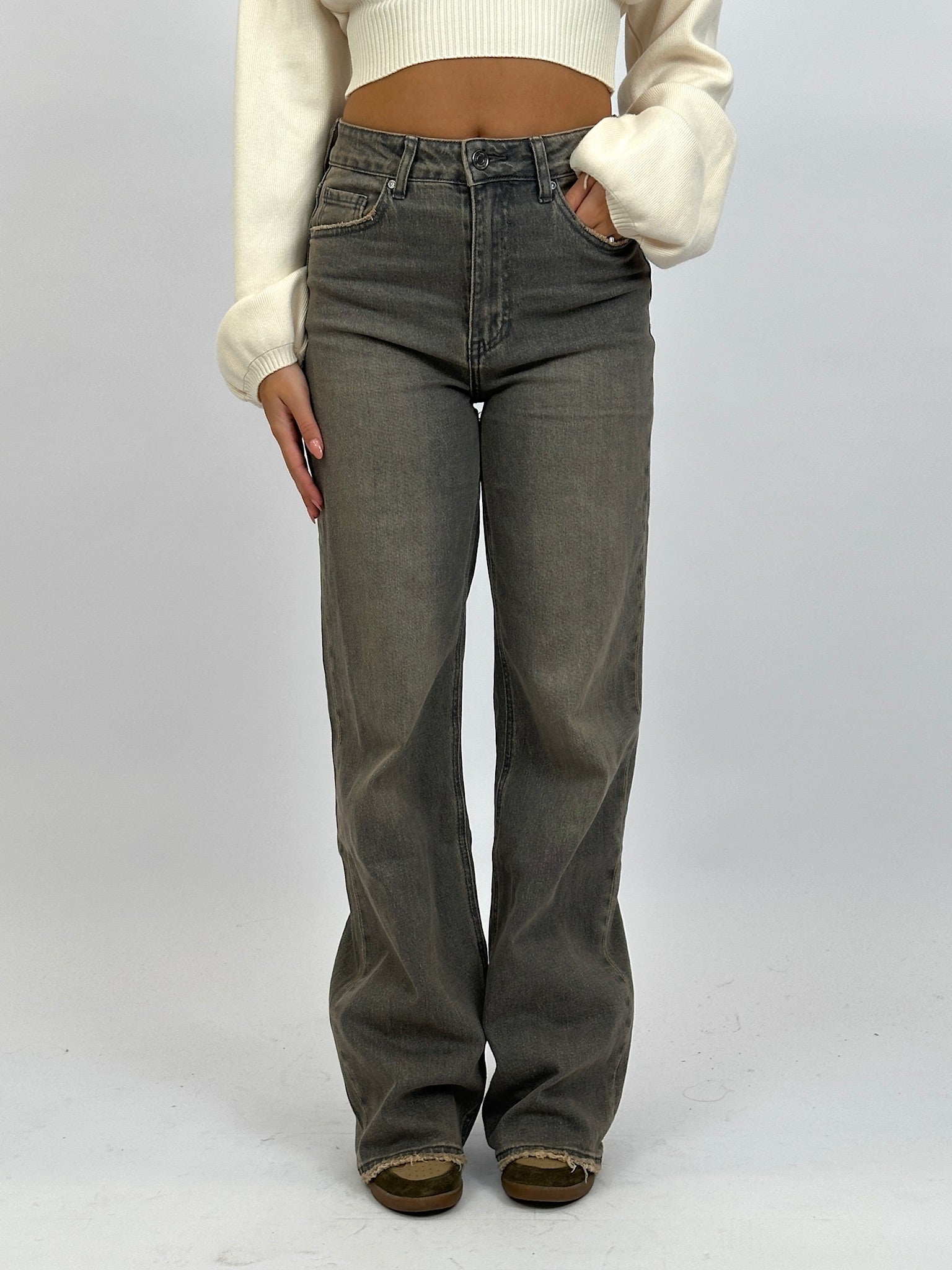 Olive Drift Denim