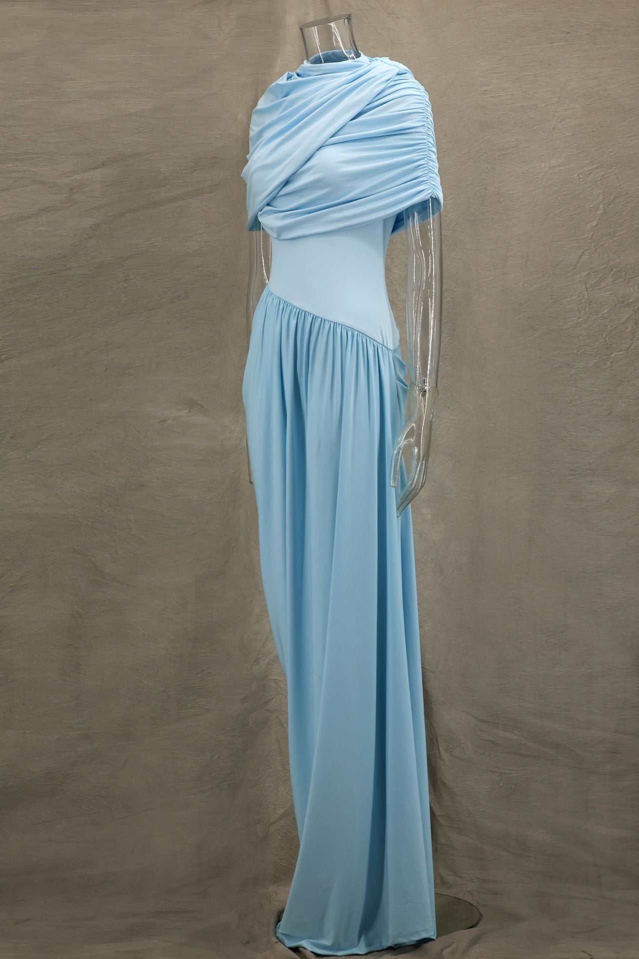 Velour Sky Evening Gown