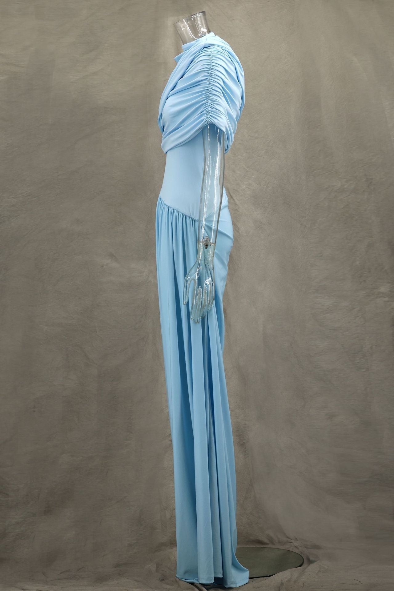 Velour Sky Evening Gown