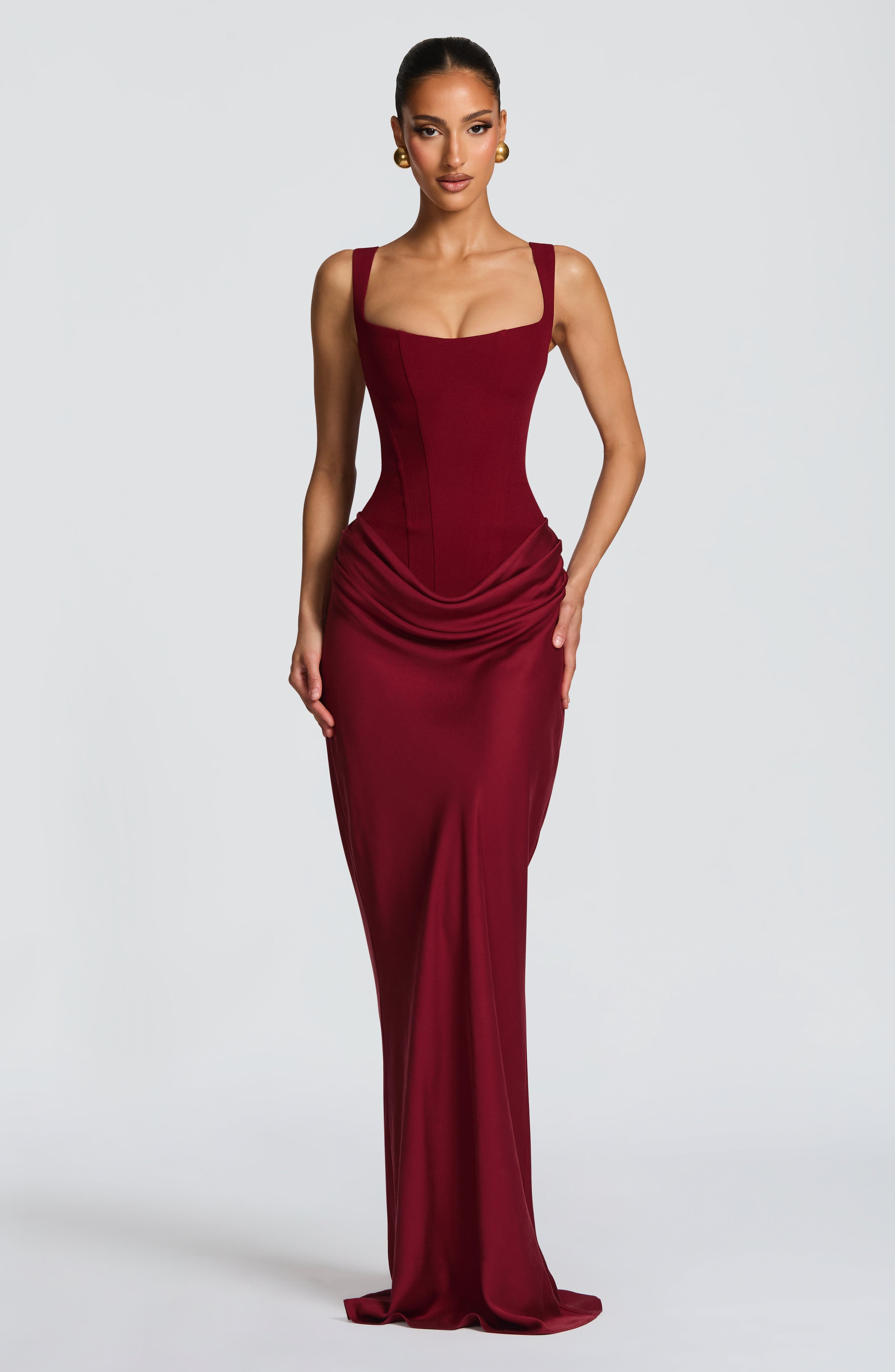 Crimson Aura Gown