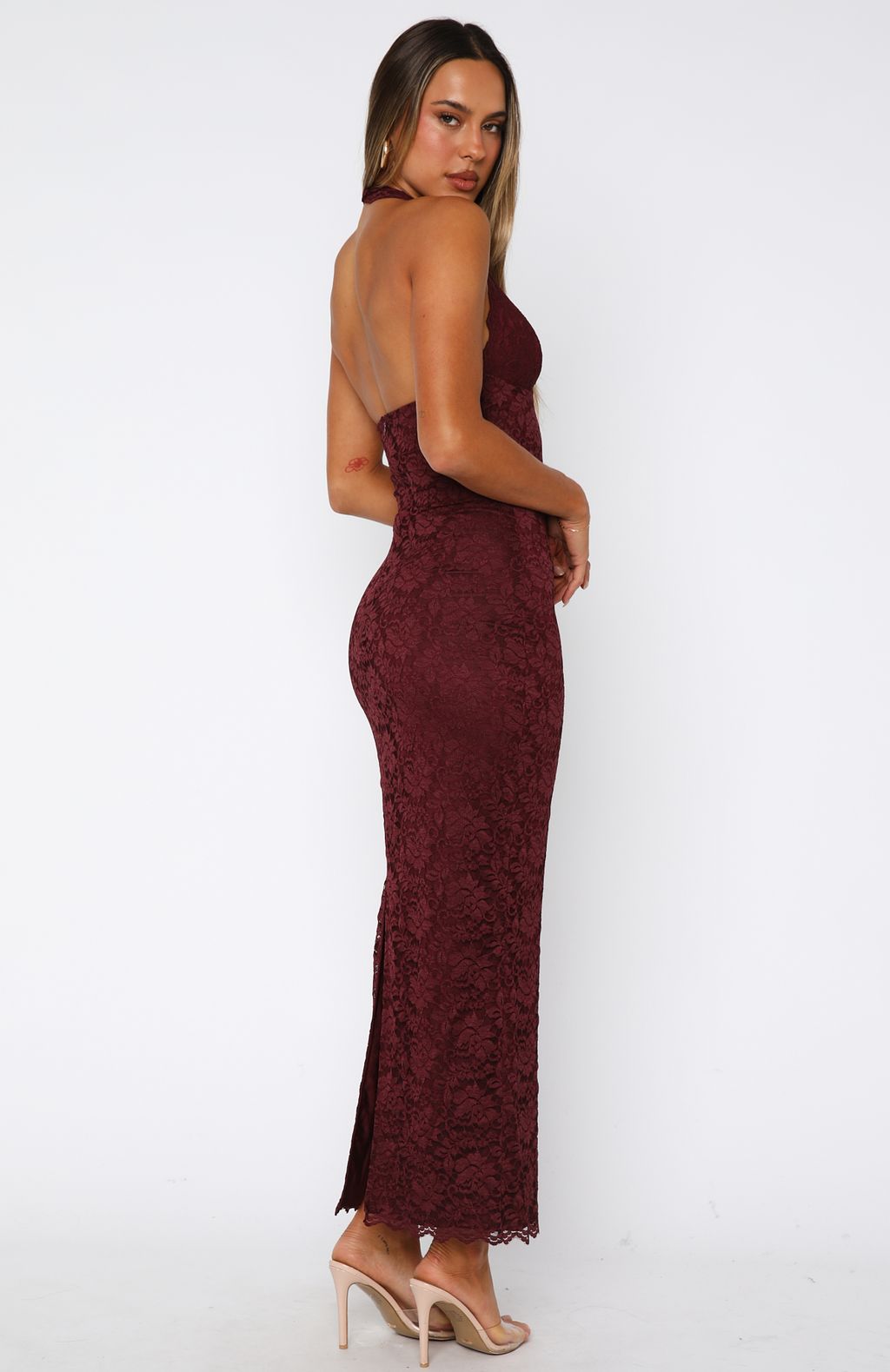 Burgundy Muse Dress